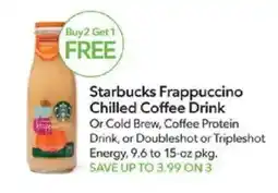 Publix Starbucks frappuccino chilled coffee drink offer