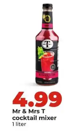Hy-Vee Mr & Mrs T cocktail mixer offer