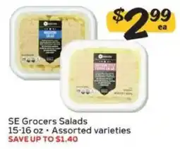 Winn Dixie SE Grocers Salads offer