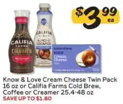 Winn Dixie Know & Love Cream Cheese Twin Pack offer
