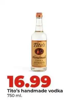 Hy-Vee Tito's Handmade Vodka offer