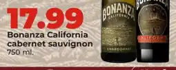 Hy-Vee Bonanza California cabernet sauvignon offer