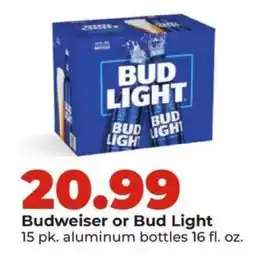 Hy-Vee Budweiser or Bud Light offer