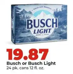 Hy-Vee Busch or Busch Light offer
