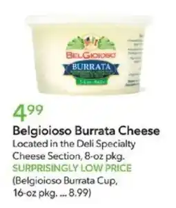 Publix Belgioso Burrata Cheese offer