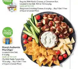 Publix Mano's Authentic Pita Chips offer