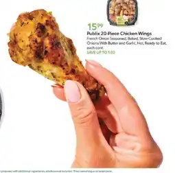 Publix Publix 20-Piece Chicken Wings offer
