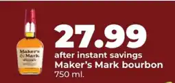 Hy-Vee Maker's Mark Bourbon offer