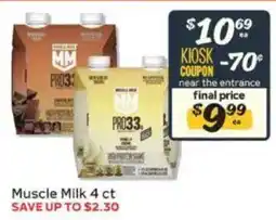 Winn Dixie Muscle Milk offer