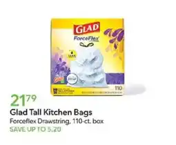 Publix Glad tall kitchen bags offer