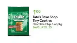 Publix Tate's Bake Shop Tiny Cookies offer