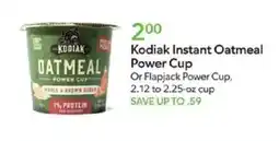Publix Kodiak instant oatmeal power cup offer