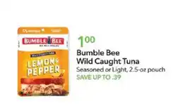 Publix Bumble Bee Wild Caught Tuna offer