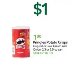 Publix Pringles potato crisps offer