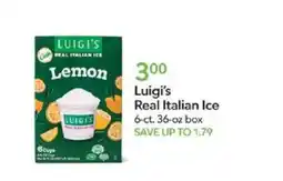 Publix Luigi's Real Italian Ice offer