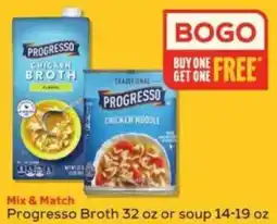 Winn Dixie Progresso chicken broth or soup offer