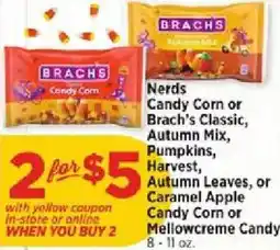 H-E-B Brachs Nerds Candy Corn offer