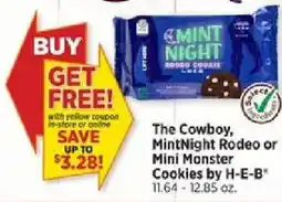 H-E-B The Cowboy, MintNight Rodeo or Mini Monster Cookies by H-E-B offer