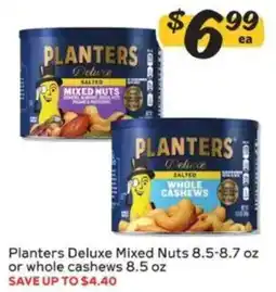 Winn Dixie Planters deluxe mixed nuts or whole cashews offer