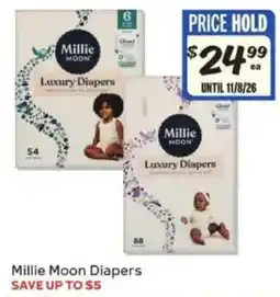 Winn Dixie Millie Moon Diapers offer