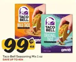 Winn Dixie Taco Bell Seasoning Mix offer