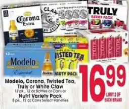 Jewel-Osco Modelo, Corona, Twisted Tea, Truly or White Claw offer