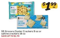 Winn Dixie Se Grocers oyster crackers or saltine crackers offer