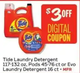 Winn Dixie Tide Laundry Detergent offer