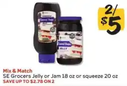 Winn Dixie SE Grocers Jelly or Jam offer