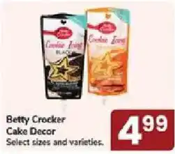 Jewel-Osco Betty Crocker cake decor offer