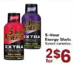 Jewel-Osco 5-Hour Energy Shots offer