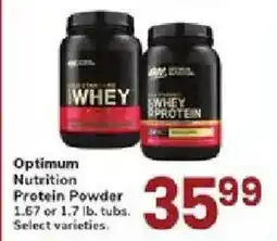 Jewel-Osco Optimum Nutrition Protein Powder offer