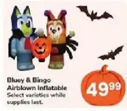 Jewel-Osco Bluey & Bingo Airblown Inflatable offer