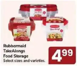 Jewel-Osco Rubbermaid TakeAlongs Food Storage offer
