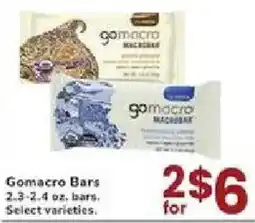 Jewel-Osco Gomacro Bars offer