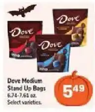 Jewel-Osco Dove Medium Stand Up Bags offer