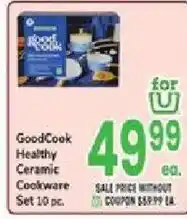 Jewel-Osco GoodCook Healthy Ceramic Cookware Set offer