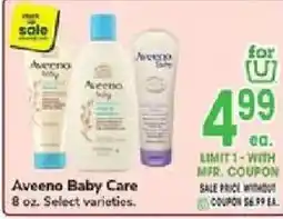 Jewel-Osco Aveeno Baby Care offer