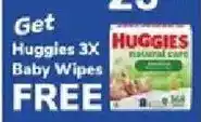 Jewel-Osco Huggies baby wipes offer