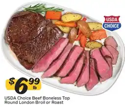 Winn Dixie Usda Choice Beef Boneless Top Round London Broil or Roast offer