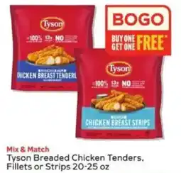 Winn Dixie Tyson breaded chicken tenders, fillets or strips offer