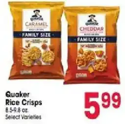 Jewel-Osco Quaker Rice Crisps offer