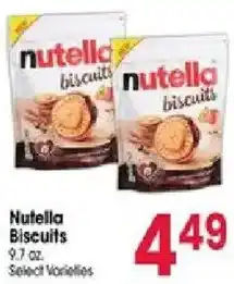 Jewel-Osco Nutella Biscuits offer