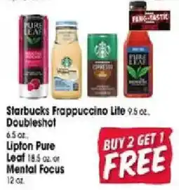 Jewel-Osco Starbucks Frappuccino Lite Doubleshot offer