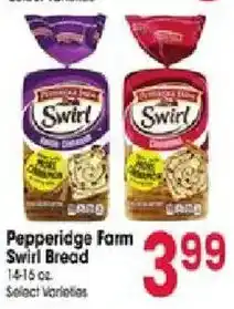 Jewel-Osco Pepperidge Farm Swirl Bread offer