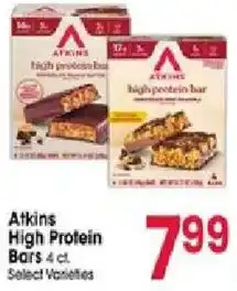Jewel-Osco Atkins High Protein Bars offer
