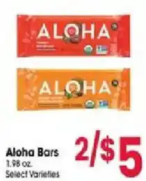 Jewel-Osco Aloha Bars offer