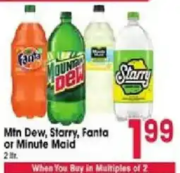Jewel-Osco Mtn Dew, Starry, Fanta or Minute Maid offer