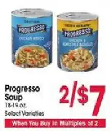 Jewel-Osco Progresso Soup offer