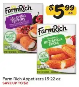 Winn Dixie Farm Rich Appetizers offer